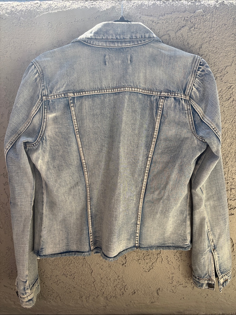 Kut from the Kloth Light Wash Denim Jean Jacket - Picture 2 of 5